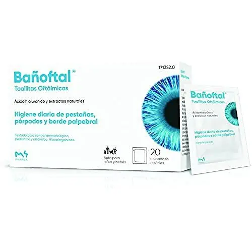 Produktbild: Bañoftal Toallitas Oftalmicas 20U