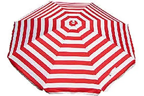 Produktbild: Banz Outdoor's Noosa UV-Regenschirm, gestreift, 180 cm, Rot/Weiß