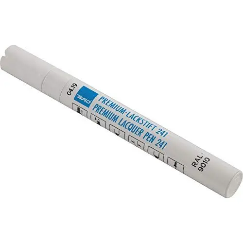 Produktbild: BAO Non-Stop Premium-Lackstift 241 / RAL 9016 / Verkehrsweiß Inhalt: 12 Stück
