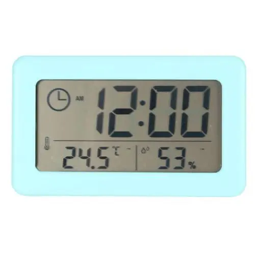 Produktbild: Pssopp Digitale Schreibtischuhr, Großer Digitaler Wecker, Multifunktionale Wand-Tischplatte, Kleines Thermometer mit Temperaturanzeige, Elektronische Uhren für Büro, Schule, Zuhause