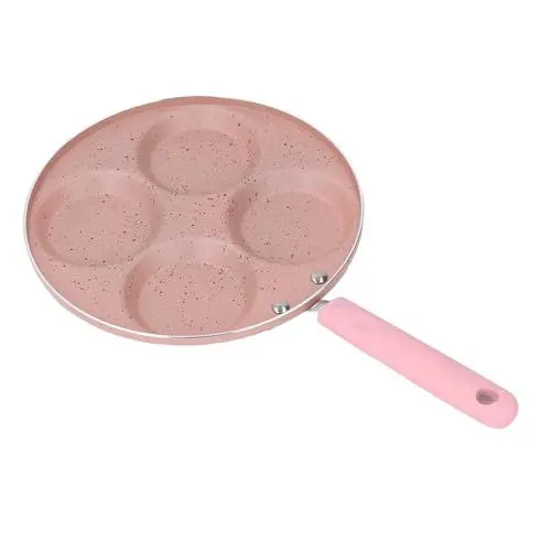 Produktbild: BAOFUYA Eier-Omelette-Pfanne, 4 Tassen, Antihaftbeschichtete Eier-Bratpfanne, Eier-Pfanne Zum Frühstück, Pfannkuchen-Plett-Crêpe-Pfanne, Einfache und Unterhaltsame Eierform (Stil 6)