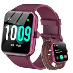 Produktbild: Baolubao Smartwatch Damen mit Telefonfunktion/Message Reminder,Sportuhr mit 100+Sportmodi,Fitnessuhr,Pulsmesser,Schlafmonitor,Schrittzähler,Smart Watch für Android iOS