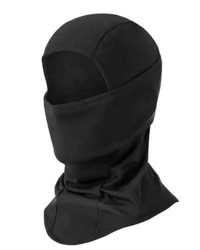 Produktbild: Sturmhaube Gesichtshaube | Balaclava Winter Sturmhaube Fahrrad Motorrad Ski Schlauchtuch für Damen & Herren, schwarz