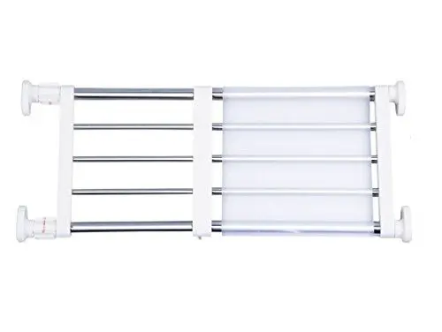 Produktbild: BAOYOUNI Erweiterbar Kleiderschrankzubehör Einlegeböden Schrankregal Einstellbare Lagerregal Separator Schrank Divider DIY Organizer Kleiderstangen Regalteiler für Küche Badezimmer 40-60cm