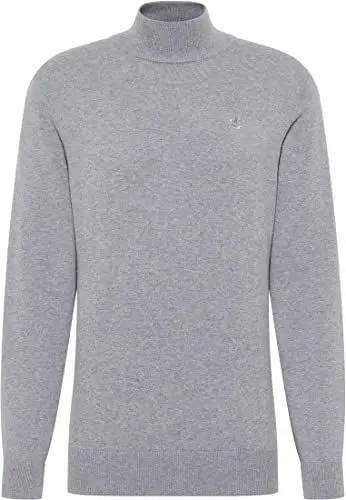 Produktbild: baradello Herren Basic Feinstrickpullover 31824901-BA01, Hellgrau Melange, XXL