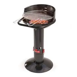 Produktbild: Barbecook Loewy 50 Holzkohlegrill BBQ mit Windschutz, Grillen für 10 Personen, schwarz, 51.5x56x99cm