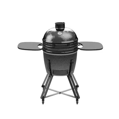 Produktbild: barbecook Kamado Grill Kamal 53 Keramik auf Mullitbasis, schwarz, Large, 131x78x115.5cm