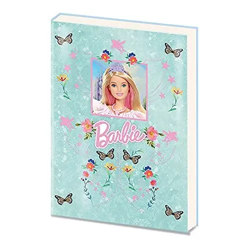 Produktbild: Barbie Pyramid Little Princess Glitter PVC Notebook (Notizbuch)