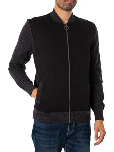 Produktbild: Barbour Herren Essential Box Quilt-Jacke mit Reißverschluss, Schwarz, M