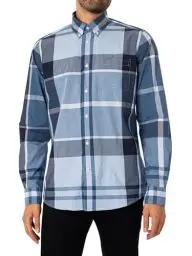 Produktbild: Barbour Herren Harris maßgeschneidertes Hemd, Blau, L