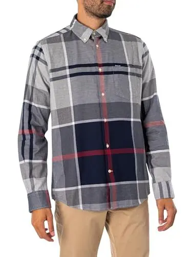 Produktbild: Barbour Herren Maßgeschneidertes Schottenkaro-Hemd von Dunoon, Blau, L