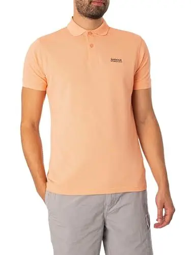 Produktbild: Barbour International Herren Tourer-Pique-Poloshirt, Rosa, S