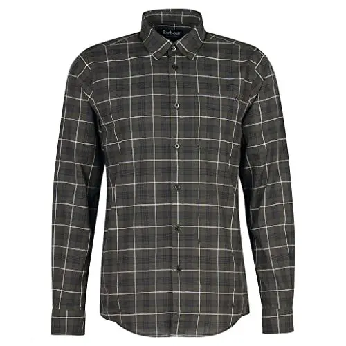 Produktbild: Barbour International kariertes Hemd grün Payne Shirt, Wald, S