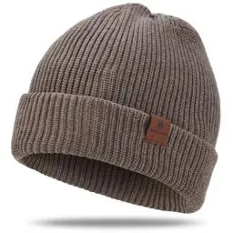 Produktbild: BARFULKER Beanie Mütze Damen Herren, Winter Warm Strickmütze Wintermützen Thermo Laufmützen Dehnbare Weiche Wollmütze mit Bündchen und Dickem Warmem Futter Geschenk Unisex,Khaki