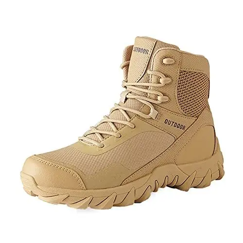 Produktbild: OrthopäDische Pantoletten Herren Flip Flops Mode Herren Outdoor Bergsteigen Lässige Sportschuhe Schnürschuhe Atmungsaktive Wüstenstiefel mit weichem Walking Schuhe Herren Slipper Herren Outfit (A, 44)