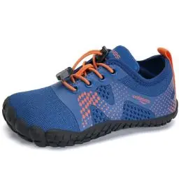 Produktbild: Barfussschuhe Kinder Jungen Barfußschuhe Wasserschuhe Aqua Badeschuhe für Strand Pool Schnell Trocknen Wassersport Rrutschfester（Blau Orange 32