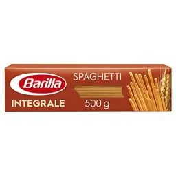 Produktbild: Barilla Pasta Integrale Spaghetti n.5 Vollkorn-Hartweizen mit natürlichen Ballaststoffen, 500 g