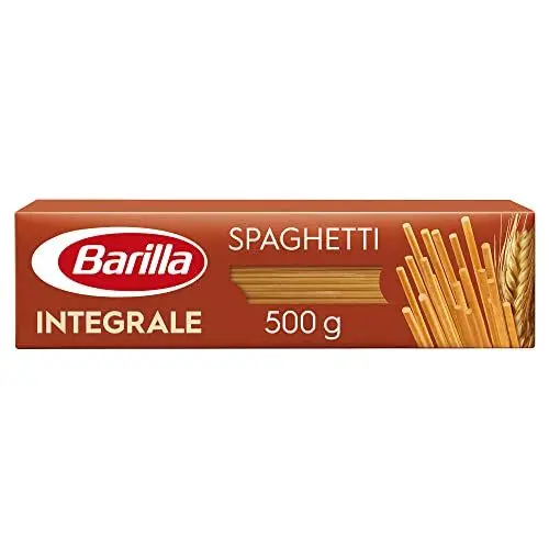 Produktbild: Barilla Pasta Integrale Spaghetti n.5 Vollkorn-Hartweizen mit natürlichen Ballaststoffen, 500 g