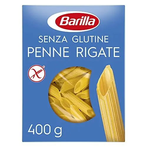 Produktbild: Barilla Pasta Nudeln Glutenfreie Penne Rigate aus köstlichem Mais und Reis – perfekt für Menschen mit Zöliakie oder Glutenunverträglichkeit, (14 x 400 g)