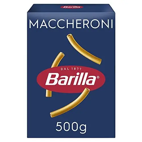 Produktbild: Barilla Pasta Nudeln Klassische Maccheroni n.44 aus hochwertigem Hartweizen immer al dente 500 g