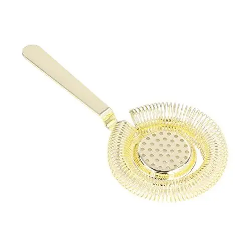 Produktbild: Hawthorne Sieb, Barsieb Professionelles Edelstahl-Cocktailsieb für Barkeeper-Restaurantpartys(Gold)