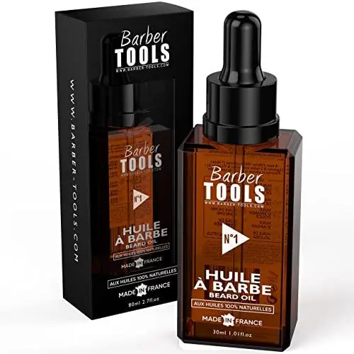 Produktbild: Bartöl | N°1 | mit 100% natürlichen Ölen 30ml - MADE IN FRANCE - Fördert das Bartwachstum - Mit RICIN Öl, 7 Pflanzenölen & 3 ätherischen Ölen & Vitamin E - Bartpflege