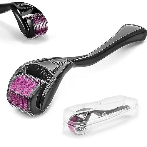 Produktbild: Bartroller 1.0mm, Beard Growth Roller Bartroller Bartwuchs Microneedling Roller zur Haut und Haarpflege für Mann und Frau