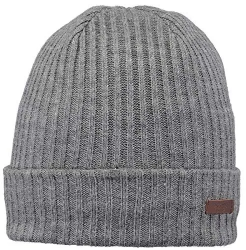 Produktbild: Barts Herren Wilbert Turnup Baskenmütze, Grau (Heather Grey 0002), One Size (Herstellergröße: Uni)