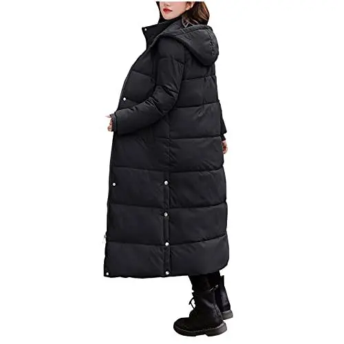 Produktbild: Baseball Damen solide Fashion-Elegante Jacke aus Baumwoll-Jacke gestickt mit Kapuze Pro X Regenjacke Damen (Black, XL)