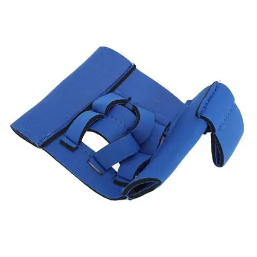 Produktbild: Baseballhandschuh mit Fingernetz, Multifunktionaler Trainingshandschuh mit Mittelgroßem Fingernetz Zur Verbesserung der Genauigkeit (BLUE)