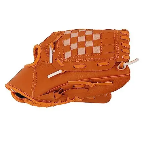 Produktbild: Baseball Pitcher Mitt Leichte PVC Sport Baseball Handschuhe Braun für Kinder Erwachsene Training im Freien (12.5 Inch)