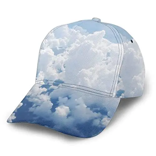 Produktbild: Baseballmütze, Trucker-Mütze, modische, Flache, verstellbare Mütze, Baseballmütze, Gewaschene Papa-Mütze für den Sommer