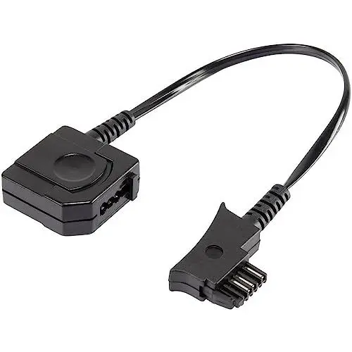 Produktbild: Basetech Telefon (analog) Adapter (1x TSS-Stecker - 1x TAE-N/F-Buchse) 10.00cm Schwarz