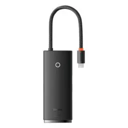 Produktbild: Baseus LITE Series BS-OH019 HUB Adapter Type-C 6-Port Black