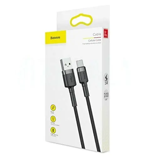 Produktbild: Baseus USB C Kabel, <strong>2 Stück /2M:</strong>  100W QC 4.0 USB C Schnellladekabel für MacBook Pro 2020, iPad Pro 2021, Samsung Galaxy S21 S22, Pixel, Steam Deck, Xiaomi, Huawei
