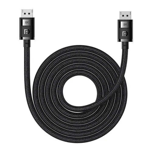 Produktbild: Baseus Video Cable Display Port High Definition Series 8K 60Hz Bi-Directional Cable 5m, Black (B00633706111-04)