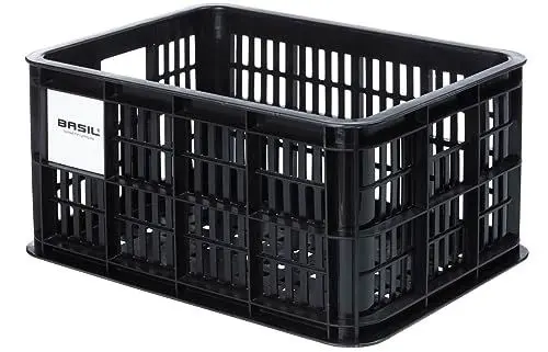 Produktbild: Basil B.V. Unisex – Erwachsene Crate Fahrradkaste, Schwarz, 40.4x29.8x20.2cm