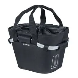 Produktbild: Basil Classic Carry All Klickfix Fahrradkorb, Schwarz, 15 l
