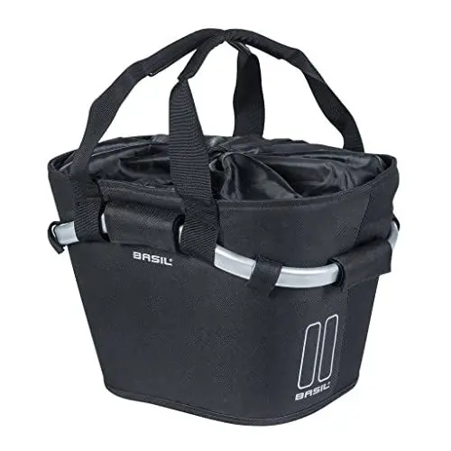 Produktbild: Basil Classic Carry All Klickfix Fahrradkorb, Schwarz, 15 l