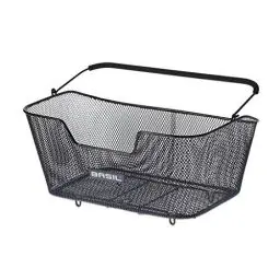 Produktbild: Basil Fahrradkorb Base L, Black, Maße 48 x 30 x 23 cm, 11223