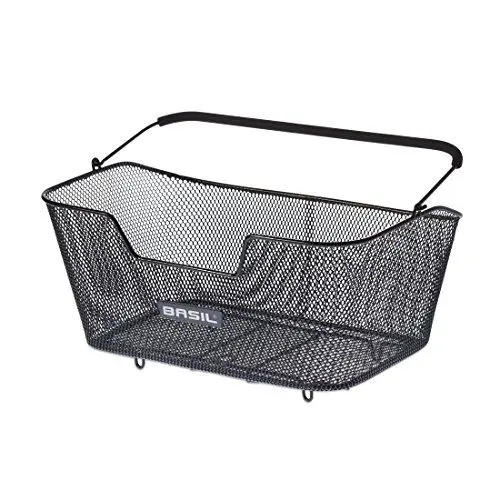 Produktbild: Basil Fahrradkorb Base L, Black, Maße 48 x 30 x 23 cm, 11223