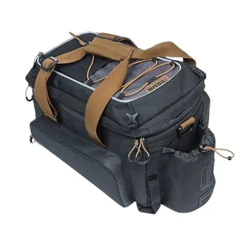 Produktbild: Basil Miles XL Pro Gepäckträgertasche Schwarz 31 x 23 x 20 cm