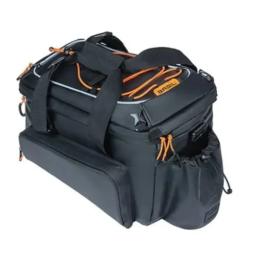 Produktbild: Basil Miles XL Pro MIK Gepäckträgertasche Schwarz,Orange 31 x 23 x 23 cm