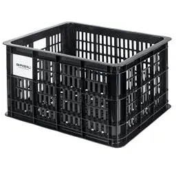 Produktbild: Basil Unisex – Erwachsene Crate M Fahrradkiste für den Vorderradgepäckträger, Black, 40 cm x 33 cm x 25 cm