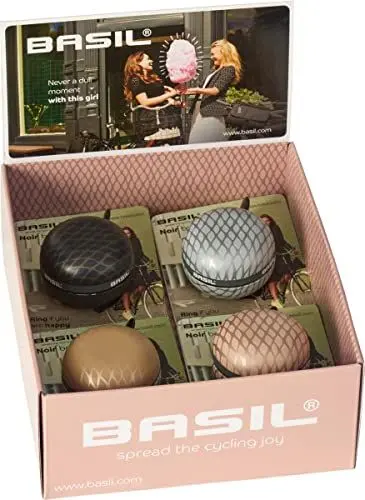 Produktbild: Basil Unisex – Erwachsene Ding-Dong Noir Glocke, Schwarz, One Size