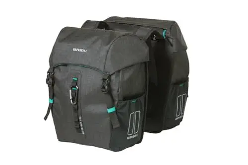 Produktbild: Basil Doppelpacktasche-2179234760 schwarz Melee 18 L
