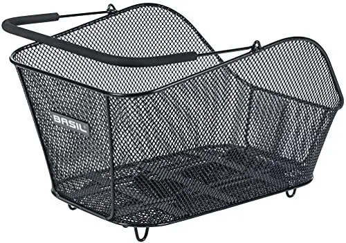 Produktbild: Basil Unisex – Erwachsene Icon Mik Fahrradkorb, schwarz, 23 L