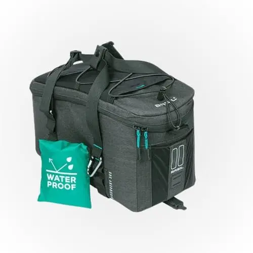 Produktbild: Basil - Discovery - 9L - bicycle bag - luggage rack bag - black - 34 x 16 x 18 cm
