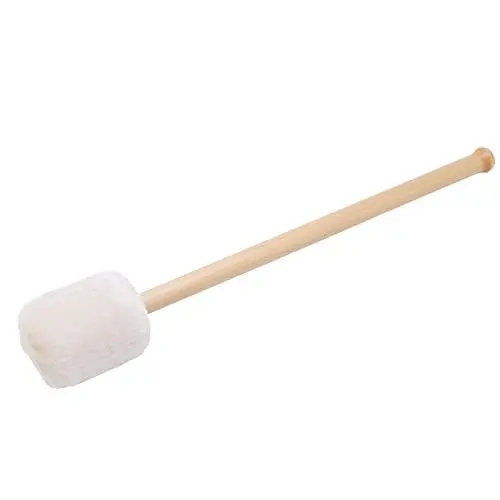 Produktbild: Bassdrum-Schläger, Tragbarer Wollkopf-Trommelschlägel mit Ahorngriff, Percussion-Drumstick-Zubehör