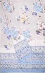 Produktbild: Bassetti Hanami Foulard aus 100% Baumwolle in der Farbe Perla G1, Maße: 270x270 cm - 9330055